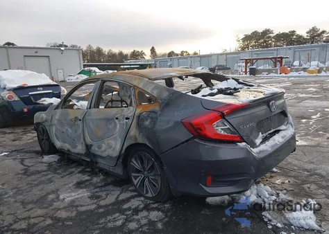 2017 Honda Civic Ex-T из США, поврежденный, VIN 2HGFC1F3XHH642758